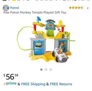 Paw Patrol Monkey Temple (comes with Monkey)